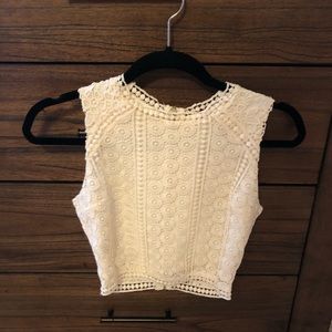 Crochet crop top
